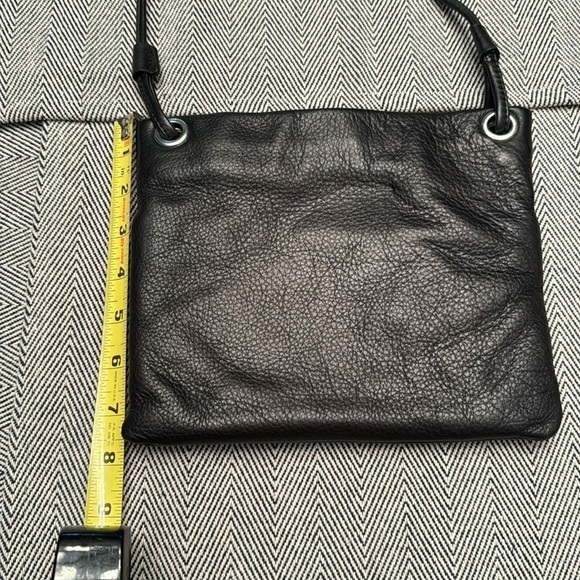 Margot black leather Crossbody with silver hardware - Picture 6 of 7